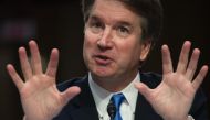 US Supreme Court nominee Brett Kavanaugh speaks on the second day of his confirmation hearing in front of the US Senate in Washington DC on September 5, 2018. AFP/Saul Loeb