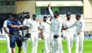 India’s captain Virat Kohli (centre) waves to fans after winning the third Test against Englandin Nottingham,  in this August 22, 2018 file photo.