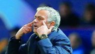 Manchester United manager Jose Mourinho gestures. Reuters/Phil Noble 