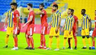 Action from last week’s match of the QNB Stars League match between Al Gharafa and Al Arabi.