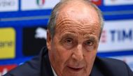 FILE PHOTO: Gian Piero Ventura. AFP / Jonathan NACKSTRAND