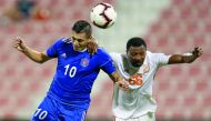 Action from the QNB Stars League match between Umm Salal and Al Shahania in Doha yesterday.