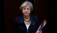 British Prime Minister Theresa May leaves 10 Downing Street in London, November 1, 2017. Reuters / Toby Melville
