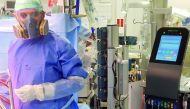 Dr Arash Rafii Tabrizi in the operation theater.