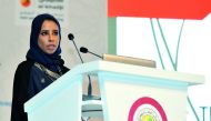 Sara Khamis Al Khelaifi (left), Head of Cyber Security, Financial Market Infrastructure Oversight, QCB