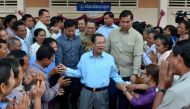 File photo of Cambodian Prime Minister Hun Sen.