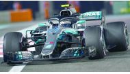 Mercedes' Finnish driver Valtteri Bottas steers his car during the second practice session at the Yas Marina circuit on November 23, 2018, in Abu Dhabi, ahead of the Abu Dhabi Formula One Grand Prix. AFP / Giuseppe Cacace
