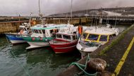 REPRESENTATIVE IMAGE: Fishing boats block the access to the harbour of Boulogne-sur-Mer on January 25 2018 as they protest against electric pulse fishing practiced by fishermen from Netherlands. AFP/Philippe Huguen