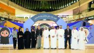 Officials posing for a group picture.
