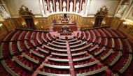 File photo of a general view of the hemicycle before a session at the Senate in Paris, France, April 7, 2015. Picture taken April 7, 2015. REUTERS/Charles Platiau/File Photo
