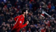 Manchester United's Marouane Fellaini celebrates scoring their first goal REUTERS/Phil Noble TPX IMAGES OF THE DAY