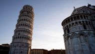 A picture taken on November 28, 2018 shows the Pisa Tower in Pisa. / AFP / Tiziana FABI 