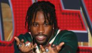 (FILES) In this file photo taken on December 01, 2018 US actor Shameik Moore attends the premiere of Columbia Pictures and Sony Pictures Animation's 