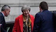 Britain's Prime Minister, Theresa May, arrives at Downing Street after appearing on the BBC's 'Today' radio programme, in central London, Britain December 6, 2018. REUTERS/Toby Melville