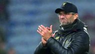 Liverpool manager Juergen Klopp applauds fans after a match. Reuters/Scott Heppell 