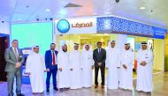 Senior officials from QIB and Al Jazeera Media network during the event.