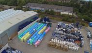 A file picture of a plastic recycling and processing facility which was opened last year in Whittlesey, Cambridgeshire, in the UK. (Vanden Recycling) 