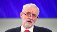 File photo of Jeremy Corbyn, leader of the Labour Party, speaks at the Confederation of British Industry's (CBI) annual conference in London, Britain, November 19, 2018. REUTERS/Toby Melville/File Photo