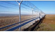 A still image taken from a video footage shows a 60-kilometre fence separating Crimea peninsula from continental Ukraine in Armyansk region, Crimea, December 28, 2018. MILLET TV/REUTERS