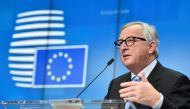 FILE PHOTO: European Commission President Jean-Claude Juncker attends a news conference after a European Union leaders summit in Brussels, Belgium December 14, 2018. REUTERS/Eric Vidal/File Photo