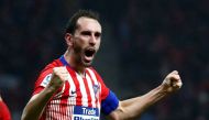 FILE PHOTO: Atletico Madrid's Diego Godin at Wanda Metropolitano, Madrid, Spain - November 10, 2018. REUTERS/Juan Medina