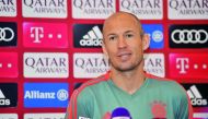Bayern Munich Arjen Robben during a press conference at Al Aziziyah Boutique Hotel in Doha, yesterday. (Pic: BAHER AMIN/THE PENINSULA)
