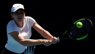 Tennis - Australian Open - Melbourne Park, Melbourne, Australia - January 11, 2019 - Romania's Simona Halep trains. REUTERS/Edgar Su
