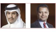 GWC Chairman Sheikh Abdulla bin Fahad bin Jassem bin Jabor Al Thani and CEO Ranjeev Menon