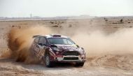 Nasser Saleh Al Attiyah in action in Qatar last November.