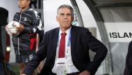 Iran coach Carlos Queiroz. REUTERS/Suhaib Salem