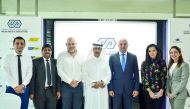 A group photo of officials and guests at Marzooq Shamlan Al Shamlan Holding’s annual media gathering.