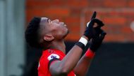 Manchester United's Paul Pogba celebrates scoring their first goal Action Images via Reuters/Andrew Couldridge