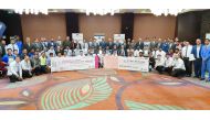 The participants posing for a group photo after the event. 