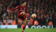Liverpool's English defender Trent Alexander-Arnold. / AFP / Oli SCARFF
