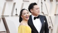 Constance Wu and director Jon Chu arrive. REUTERS/Mario Anzuoni