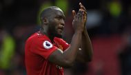 Manchester United's Belgian striker Romelu Lukaku applauds supporters on the pitch after the English Premier League football match between Manchester United and Southampton at Old Trafford in Manchester, north west England, on March 2, 2019.  AFP / Oli SC