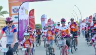 A file picture of last year’s Ooredoo Ride of Champions event.