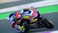 Federal Oil Gresini Moto2’s British rider Sam Lowes in action during the Qatar Test at Losail International Circuit on Sunday.
