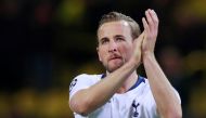 Tottenham's Harry Kane applauds fans after the match, March 5, 2019.  Action Images via Reuters/Andrew Couldridge