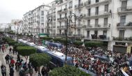 Thousands of people stage a protest march against the candidacy of President Abdelaziz Bouteflika for a fifth term in Algiers, Algeria on March 08, 2019. Farouk Batiche - Anadolu
