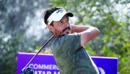 Mike Lorenzo-Vera of France in action during the Commercial Bank Qatar Masters at the Doha Golf Club yesterday.