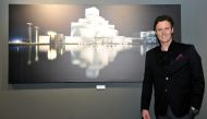 File photo of Richard Bentley at the Desert Rose exhibition in Katara. Pic: Salim Matramkot / The Peninsula 