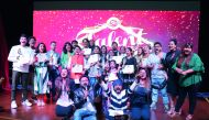 The winners of the Radio Olive Talent Hunt Season 1 pose for a group photo.
