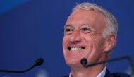 French national football team head coach Didier Deschamps gives a press conference to announce France's squad for the upcoming UEFA Euro 2020 Group H qualifying football matches against Moldova and Iceland at the French Football Federation (FFF) headquart