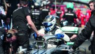 Mercedes' Finnish driver Valtteri Bottas gets ready for the Formula One third practice session in Melbourne on March 16, 2019, ahead of the Formula One Australian Grand Prix. AFP / Glenn Nicholls