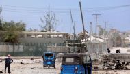 Rickshaws are seen near the scene of a suicide explosion after al-Shabaab militia stormed a government building in Mogadishu, Somalia March 23, 2019. REUTERS/Feisal Omar