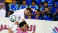 Action from the AFC Under-23 Group A match  between Qatar and Nepal at Aspire Zone yesterday. Pic: Hussein Sayed