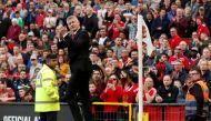 Manchester United interim manager Ole Gunnar Solskjaer applauds the fans Action Images via Reuters/Lee Smith 