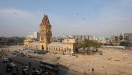 General view of the British era Empress Market building is seen after the removal of surrounding encroachments on the order of Supreme Court in Karachi, Pakistan January 30, 2019. Reuters/Akhtar Soomro
 