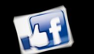 In this file photo taken on February 05, 2019 the Facebook logo is displayed on a tablet in Paris. AFP/Lionel Bonaventure